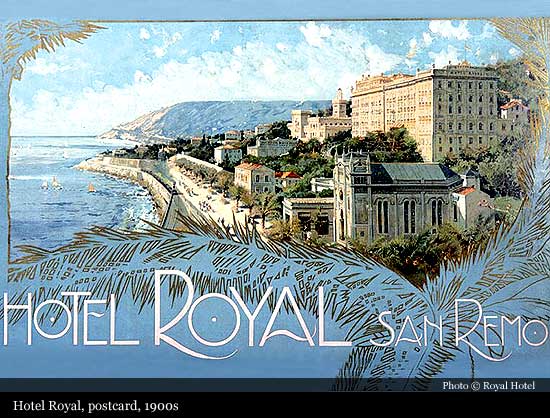 Royal Hotel Sanremo. Для тех, кто любит по Царски