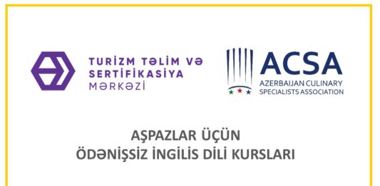 Aşpazlar üçün ödənişsiz ingilis dili kursları
